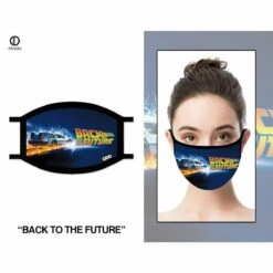 Back To The Future Adult Face Mask -Media Collection Shop 000087682877358A L