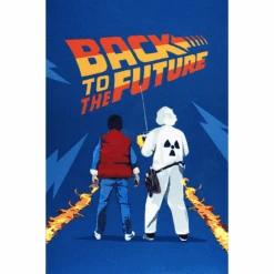 Back To The Future Limited Edition 2021 Marty McFly And Doc Brown - 35g Pure Silver Foil