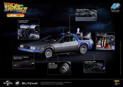 BLITZWAY Back To The Future Part II 1:6 Scale DeLorean Time Machine (Deluxe Version) [PRE-ORDER DEADLINE IS OCTOBER 31, 2025: Expected Availability Q4 2025] -Media Collection Shop 256045 1