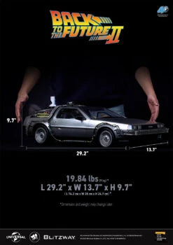 BLITZWAY Back To The Future Part II 1:6 Scale DeLorean Time Machine (Standard Version) [PRE-ORDER DEADLINE IS OCTOBER 31, 2025: Expected Availability Q4 2025] -Media Collection Shop 2566E5 1