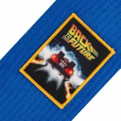 Back To The Future "Patch" Men's Crew Sideways Socks (Size 8-12) 13 Back To The Future "Patch" Men's Crew Sideways Socks (Size 8-12) -Media Collection Shop 32711MONCD 4