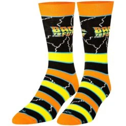 Back To The Future "Stripes" Men's Crew Folded Socks (Size 8-12) 15 Back To The Future "Stripes" Men's Crew Folded Socks (Size 8-12) -Media Collection Shop 34215MCNCF 2