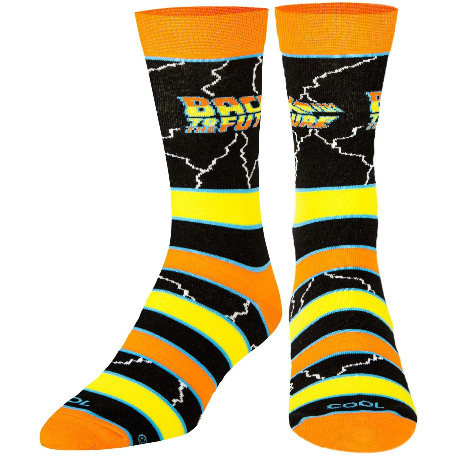 Back To The Future "Stripes" Men's Crew Folded Socks (Size 8-12) 9 Back To The Future "Stripes" Men's Crew Folded Socks (Size 8-12) - Image 7