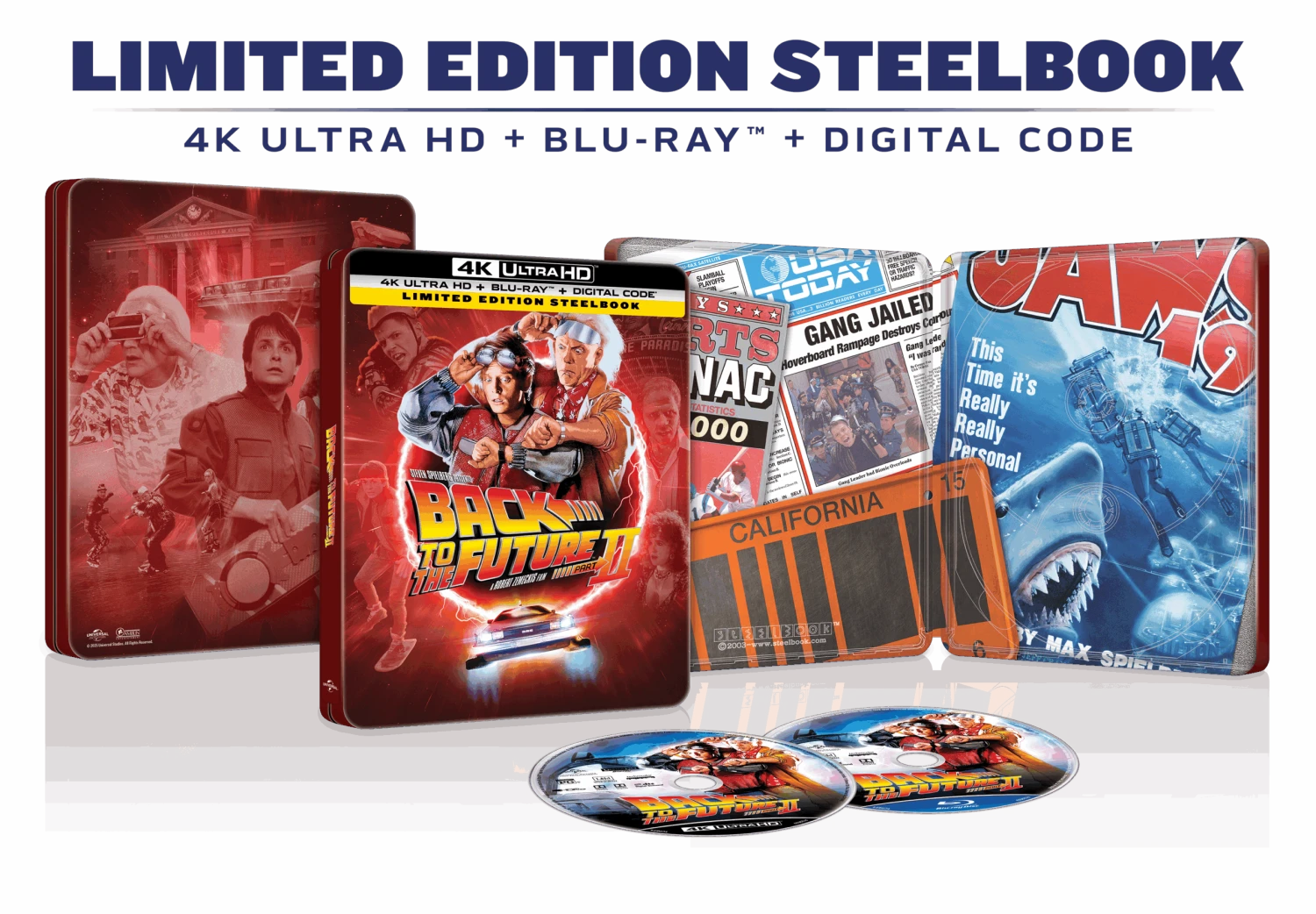 Back To The Future Part II Limited Edition Steelbook (4K Ultra HD + Blu-ray™ + Digital Code) 6 Back To The Future Part II Limited Edition Steelbook (4K Ultra HD + Blu-ray™ + Digital Code) - Image 4