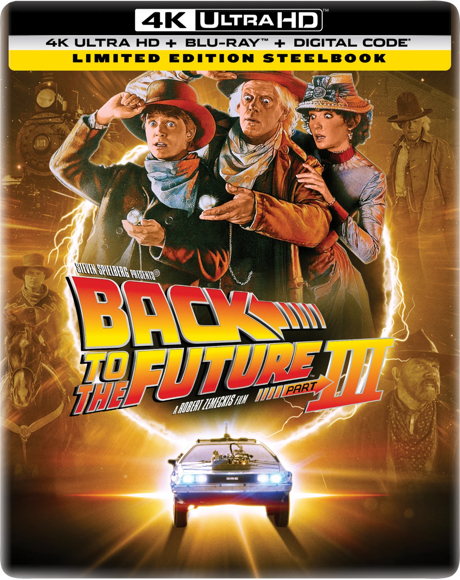 Back To The Future Part III Limited Edition Steelbook (4K Ultra HD + Blu-ray™ + Digital Code) 4 Back To The Future Part III Limited Edition Steelbook (4K Ultra HD + Blu-ray™ + Digital Code) - Image 2