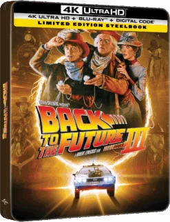 Back To The Future Part III Limited Edition Steelbook (4K Ultra HD + Blu-ray™ + Digital Code)