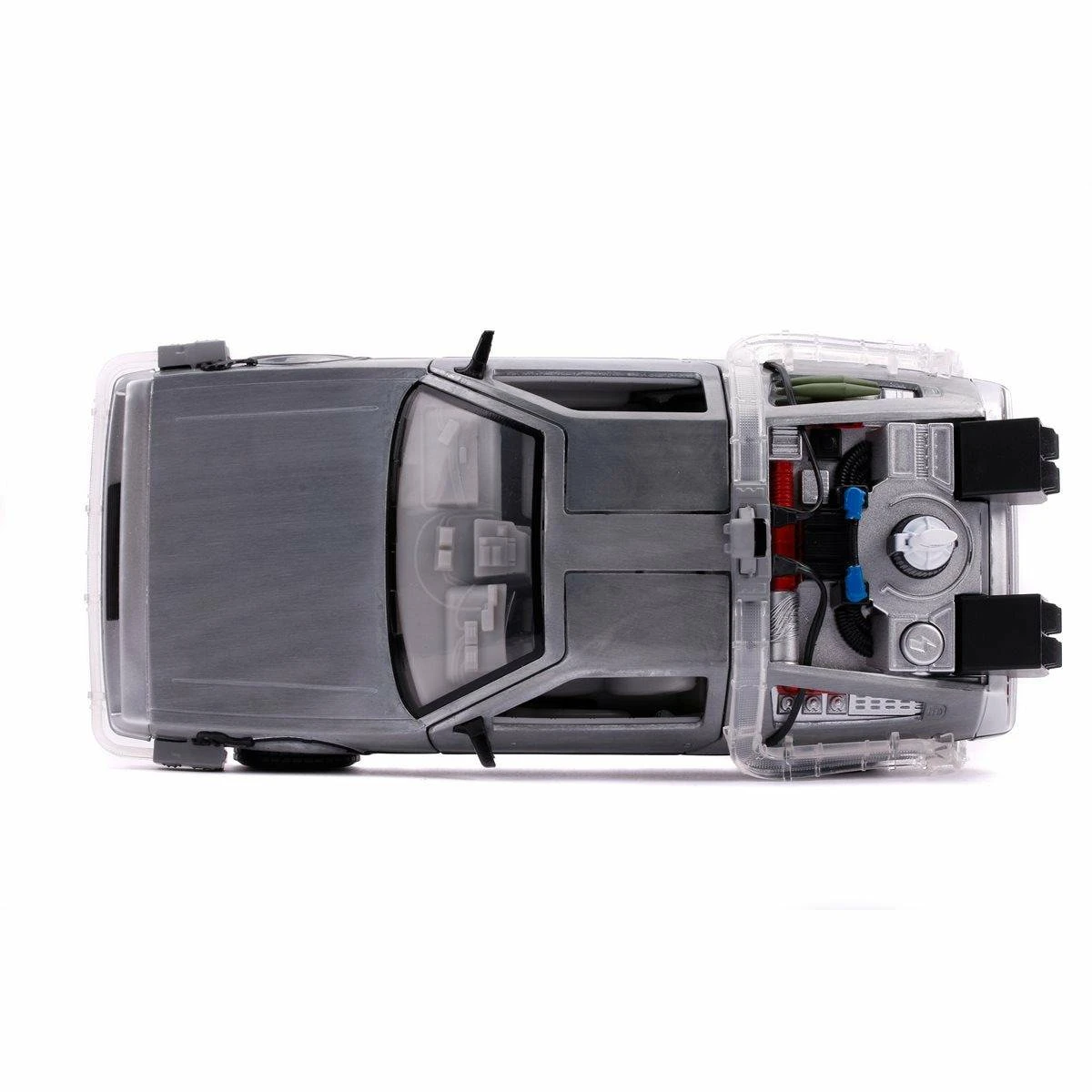 Jada Toys Back To The Future Part II Die-cast 1:24 Scale "Hollywood Rides" Light-up DeLorean Time Machine 8 Jada Toys Back To The Future Part II Die-cast 1:24 Scale "Hollywood Rides" Light-up DeLorean Time Machine - Image 6