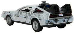 Jada Toys Back To The Future Die-cast 1:32 Scale "Hollywood Rides" DeLorean Time Machine (Frost Covered) 14 Jada Toys Back To The Future Die-cast 1:32 Scale "Hollywood Rides" DeLorean Time Machine (Frost Covered) -Media Collection Shop 4359791 3219073