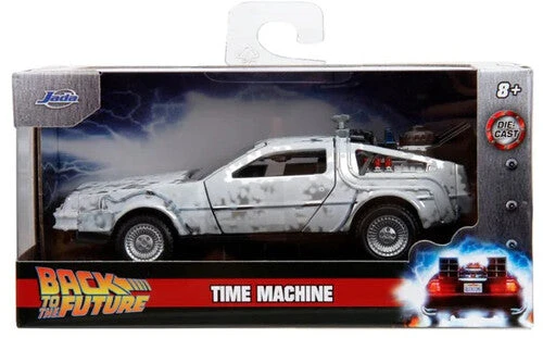 Jada Toys Back To The Future Die-cast 1:32 Scale "Hollywood Rides" DeLorean Time Machine (Frost Covered) 3 Jada Toys Back To The Future Die-cast 1:32 Scale "Hollywood Rides" DeLorean Time Machine (Frost Covered)