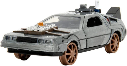 Jada Toys Back To The Future Part III Die-cast 1:32 Scale "Hollywood Rides" DeLorean Time Machine (railroad) 6 Jada Toys Back To The Future Part III Die-cast 1:32 Scale "Hollywood Rides" DeLorean Time Machine (railroad) - Image 4