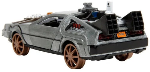 Jada Toys Back To The Future Part III Die-cast 1:32 Scale "Hollywood Rides" DeLorean Time Machine (railroad) 7 Jada Toys Back To The Future Part III Die-cast 1:32 Scale "Hollywood Rides" DeLorean Time Machine (railroad) - Image 5