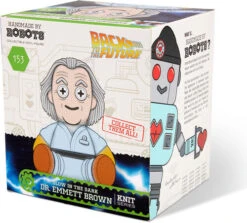 Back To The Future Dr. Emmett Brown Collectible Vinyl Figure (Limited Edition Glow In The Dark / Geek Fuel Numbered Exclusive) - #153 -Media Collection Shop 4396976 3320102