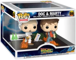 Funko POP! Moment: Back To The Future Doc & Marty At Twin Pines Mall [PRE-ORDER: Distributor Delayed Delivery Until October 2025!]