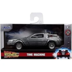 Jada Toys Back To The Future Die-cast 1:32 Scale "Hollywood Rides" DeLorean Time Machine
