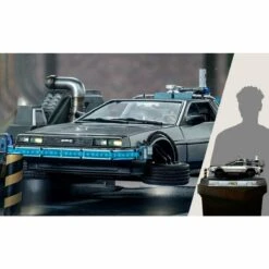 Iron Studios Back To The Future Part II DeLorean (Regular Version) 1:10 Scale Statue -Media Collection Shop 909536 feature lg