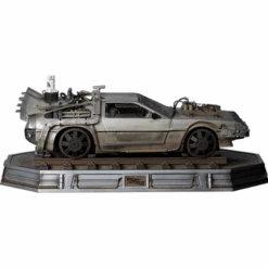 Iron Studios Back To The Future Part III DeLorean 1:10 Scale Statue -Media Collection Shop 910438 silo lg