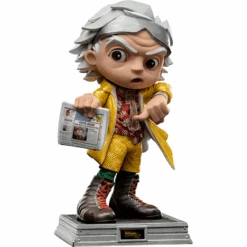 Iron Studios Back To The Future Part II Doc Brown Mini Co. Collectible Figure -Media Collection Shop 911610 silo lg