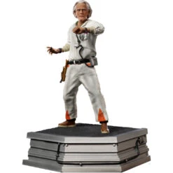 Iron Studios Back To The Future Doc Brown 1:10 Scale Statue -Media Collection Shop 912287 silo lg