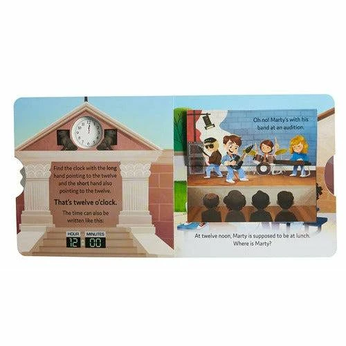 Back To The Future: Telling Time With Marty McFly Children's Board Book 7 Back To The Future: Telling Time With Marty McFly Children's Board Book - Image 5