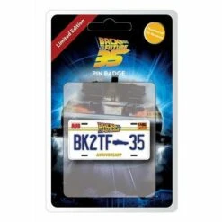 FANATTIK Back To The Future Limited Edition 35th Anniversary License Plate Pin Badge