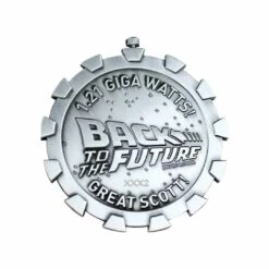 FANATTIK Back To The Future Limited Edition Stopwatch Medallion -Media Collection Shop BF 203 Back White