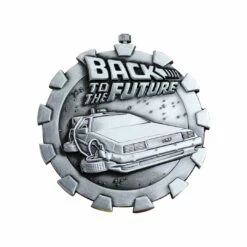 FANATTIK Back To The Future Limited Edition Stopwatch Medallion -Media Collection Shop BF 203 Front White