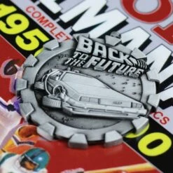 FANATTIK Back To The Future Limited Edition Stopwatch Medallion -Media Collection Shop BF 203 Lifestyle Front Alt
