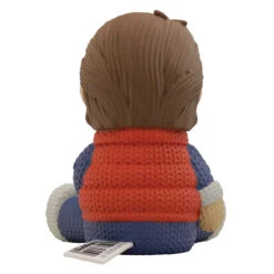 Back To The Future Marty McFly With Skateboard Collectible Vinyl Figure - #144 -Media Collection Shop BTFHMBR1 Back White