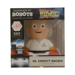 Back To The Future Dr. Emmett Brown Collectible Vinyl Figure - #145 -Media Collection Shop BTFHMBR2 Box Front White
