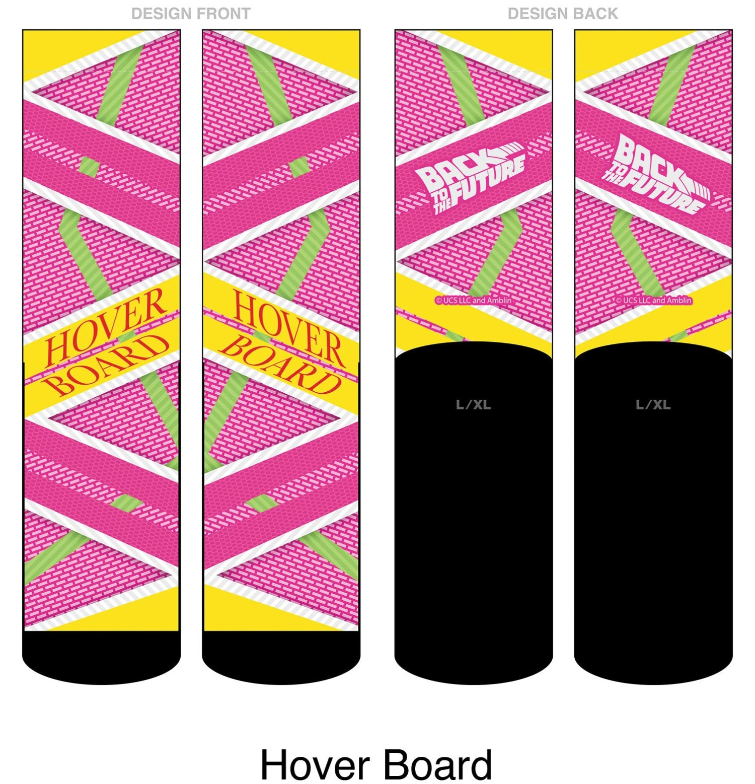 Back To The Future "Hoverboard" Unisex Socks 6 Back To The Future "Hoverboard" Unisex Socks - Image 4