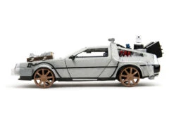 Jada Toys Back To The Future Part III (rail Version) Die-cast 1:24 Scale "Hollywood Rides" Light-up DeLorean Time Machine 25 Jada Toys Back To The Future Part III (rail Version) Die-cast 1:24 Scale "Hollywood Rides" Light-up DeLorean Time Machine -Media Collection Shop BacktotheFuturePartIII 124 Delorean TimeMachine RailVersion 34996 03
