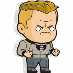 Back To The Future Limited Edition 2021 Biff Tannen Shaped 1oz Silver Coin