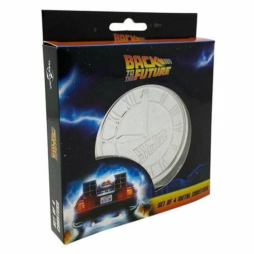FANATTIK Back To The Future Set Of 4 Metal Coasters 4 FANATTIK Back To The Future Set Of 4 Metal Coasters - Image 2