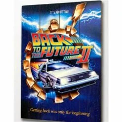 Doctor Collector Back To The Future Part II 3D Wood Art -Media Collection Shop DCBTTF04 4