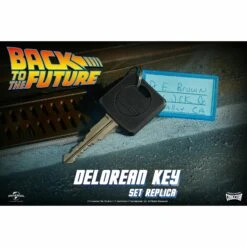 Doctor Collector Back To The Future DeLorean Key Set Replica -Media Collection Shop Delorean Key metal EDIT logos