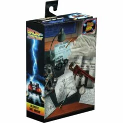 NECA Back To The Future 7" Scale Action Figure - Ultimate Doc Brown (1955) -Media Collection Shop DocBrownPkg2
