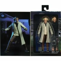 NECA Back To The Future 7" Scale Action Figure - Ultimate Doc Brown (1955) -Media Collection Shop DocBrownPkg3