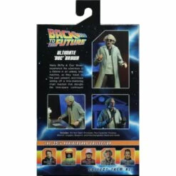 NECA Back To The Future 7" Scale Action Figure - Ultimate Doc Brown (1955) -Media Collection Shop DocBrownPkg4