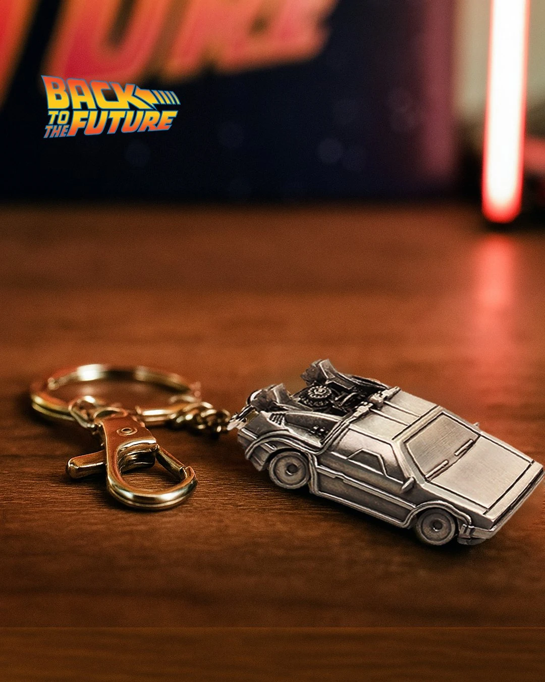 SD Toys Back To The Future DeLorean 3D Keyring 5 SD Toys Back To The Future DeLorean 3D Keyring - Image 3