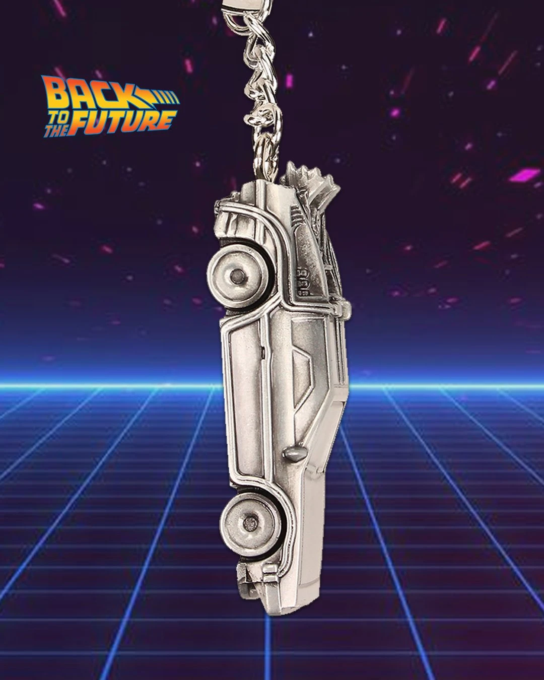 SD Toys Back To The Future DeLorean 3D Keyring 4 SD Toys Back To The Future DeLorean 3D Keyring - Image 2