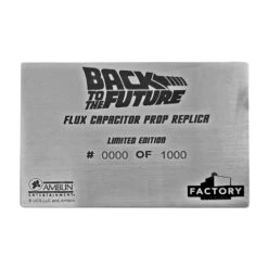 Back To The Future 1:1 Scale Flux Capacitor Prop Replica [DROP-SHIPS DIRECTLY FROM MANUFACTURER] -Media Collection Shop LEPlaque