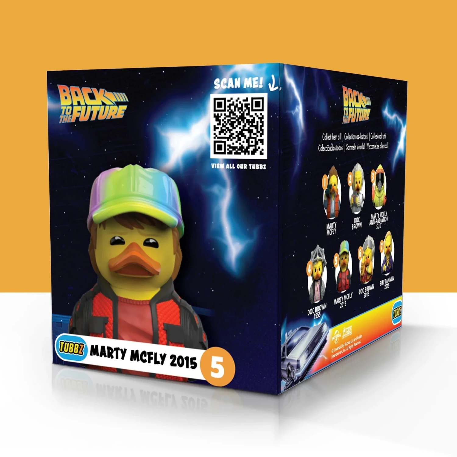 Back To The Future Part II Marty McFly 2015 TUBBZ Cosplaying Duck (Boxed Edition) 4 Back To The Future Part II Marty McFly 2015 TUBBZ Cosplaying Duck (Boxed Edition) - Image 2