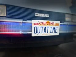 Doctor Collector Back To The Future OUTATIME License Plate Replica -Media Collection Shop Plate2