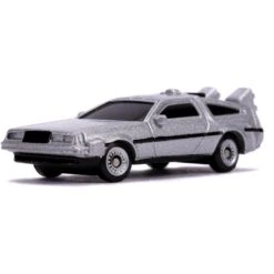 Jada Toys Back To The Future Trilogy Die-cast 1⅔-inch Nano "Hollywood Rides" DeLorean Time Machine 3-pack -Media Collection Shop STL229096 2
