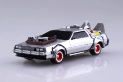 Aoshima Back To The Future Part III Pull-back DeLorean 1:43 Scale Plastic Model Kit -Media Collection Shop STL327003 3