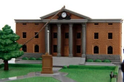 Jada Toys Back To The Future Die-cast Courthouse Diorama With DeLorean & Toyota Vehicles 14 Jada Toys Back To The Future Die-cast Courthouse Diorama With DeLorean & Toyota Vehicles -Media Collection Shop STL361676 5