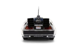 Jada Toys Back To The Future Die-cast 1:24 Scale 40th Anniversary "Hollywood Rides" Light-up DeLorean Time Machine -Media Collection Shop STL382649 8