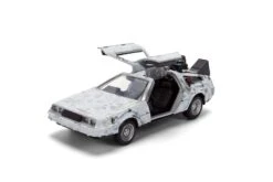 Jada Toys Back To The Future Die-cast 1:32 Scale 40th Anniversary "Hollywood Rides" DeLorean Time Machine (Frost Finished) 27 Jada Toys Back To The Future Die-cast 1:32 Scale 40th Anniversary "Hollywood Rides" DeLorean Time Machine (Frost Finished) -Media Collection Shop STL382656 10 Copy