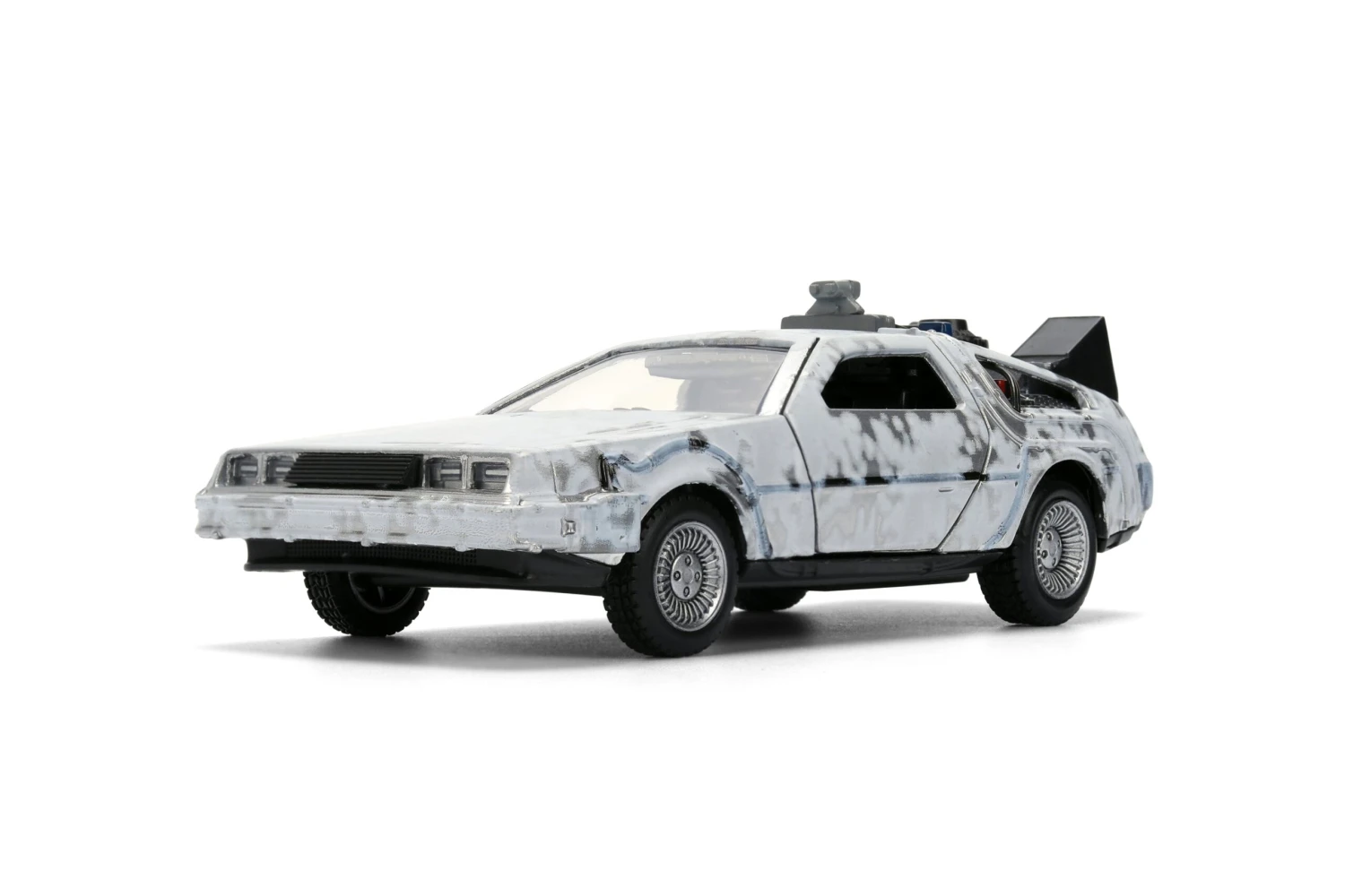 Jada Toys Back To The Future Die-cast 1:32 Scale 40th Anniversary "Hollywood Rides" DeLorean Time Machine (Frost Finished) 11 Jada Toys Back To The Future Die-cast 1:32 Scale 40th Anniversary "Hollywood Rides" DeLorean Time Machine (Frost Finished) - Image 9