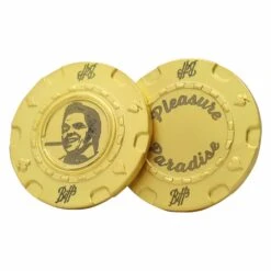 FANATTIK Back To The Future Part II Limited Edition Biff Tannen's Pleasure Paradise "Welcome To Paradise" Gift Box 23 FANATTIK Back To The Future Part II Limited Edition Biff Tannen's Pleasure Paradise "Welcome To Paradise" Gift Box -Media Collection Shop UV BIFFSET Coins Together White